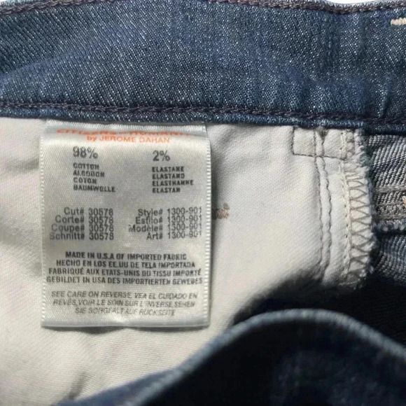 Citizens of Humanity Avedon Low Rise Skinny Leg Blue Denim Jeans Size 27 - Picture 8 of 9